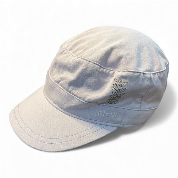 Pistil Ranger Military Cadet Hat Cap Embroidered Leaf Purple Lavender Cotton - Picture 2 of 10